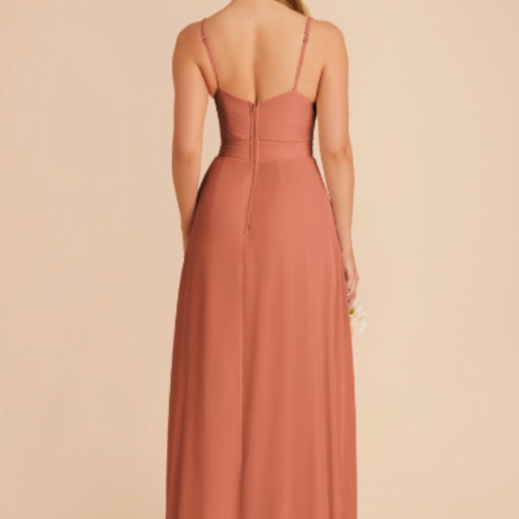 Birdy Grey Bridesmaid Dress - Deborah Terracotta Chiffon - Picture 2 of 3